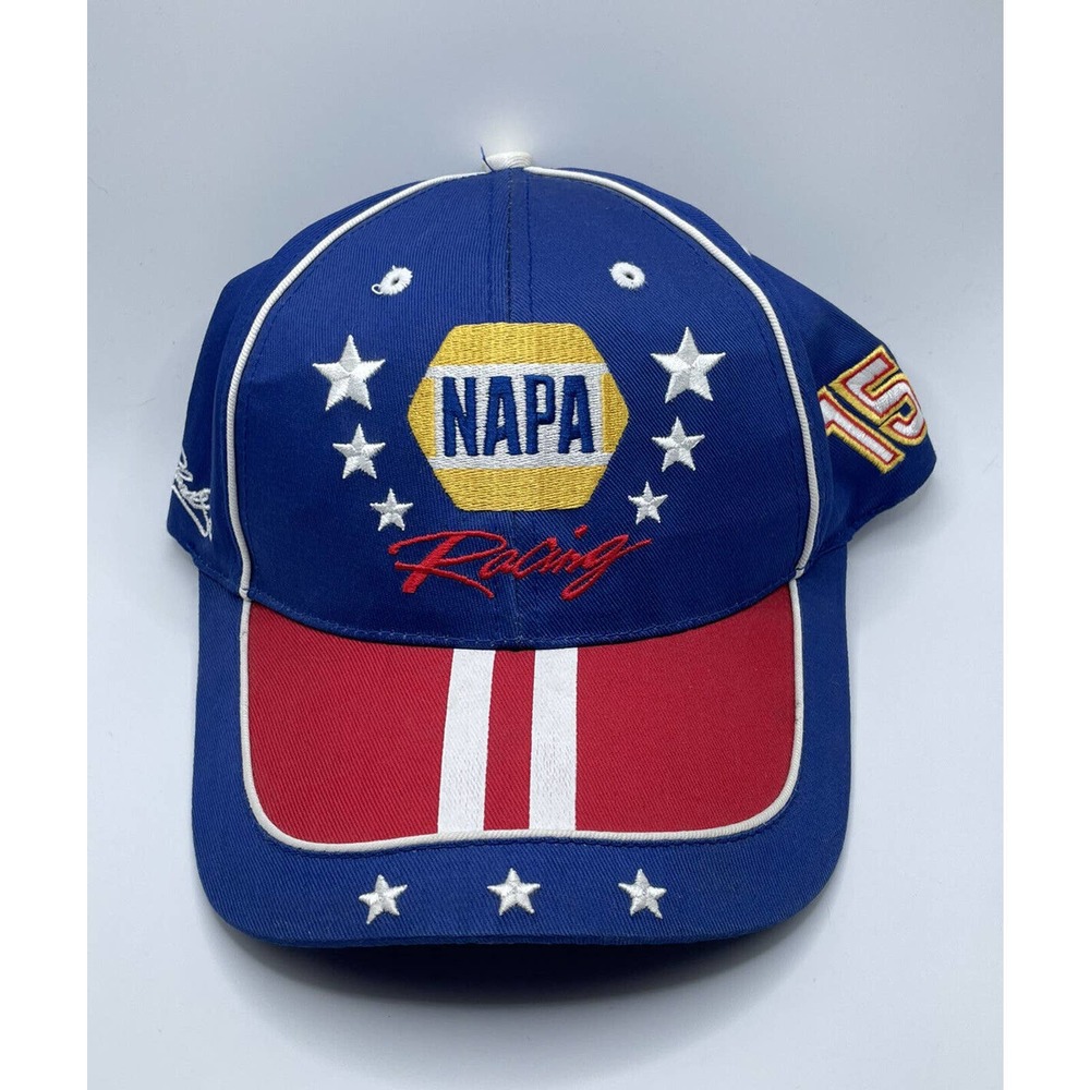 NASCAR Baseball Cap Hat NAPA Racing Dale Earnhardt Inc #15 Blue